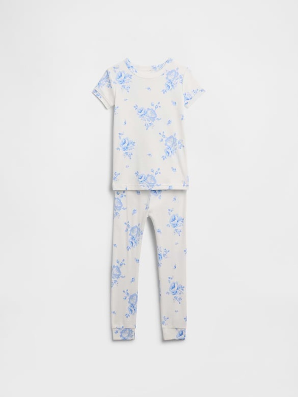 NWT Floral babyGap 100% Organic Cotton PJ Set Size 6 Top Bottom